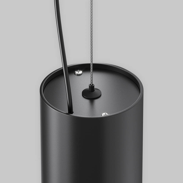 Zwisająca lampka tuba Efir P089PL-25W3K-B Maytoni LED 25W 3000K czarny