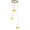 Wisząca lampa nad stół Sfera SMP0094-3 Step LED 36W kule złota