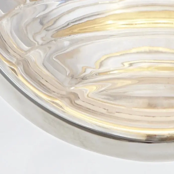 Okrągła lampa ścienna Palais QN-PALAIS-WS-PN LED 9W 3000K szklana nikiel