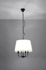 Salonowa lampa wisząca Pasteri 31-01368 Candellux abażurowa beż czarna