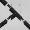 Złącze-T do systemu magnetycznego Exility TRA034CT-41B-DE metalowe czarne