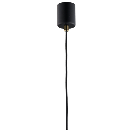 Wisząca LAMPA loftowa LONGIS 10872105 Kaspa skandynawska OPRAWA szklany zwis złoty przezroczysty czarny