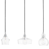 LAMPA wisząca LONGIS 10521309 Kaspa szklana OPRAWA zwis LISTWA sufitowa przezroczysta