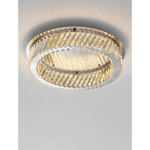 Plafon kryształowy CANLIRA LE45160 LED 40W 3000K ściemnialny przezroczysty