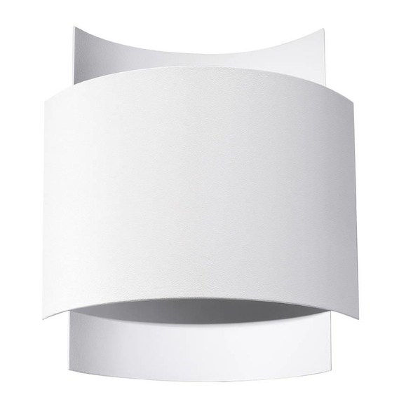 Lampa ścienna do sypialni Impact SL857 Sollux metalowy kinkiet biały