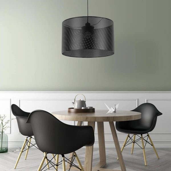 Wisząca lampa MORENO 4990 TK Lighting ażurowa do salonu czarna