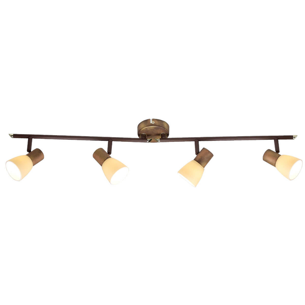 Wielopunktowa lampa sufitowa Luca 35832/56 retro biały miedziany