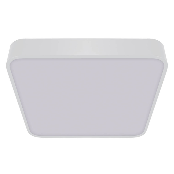 Biały plafon nowoczesny Totem LED 24W 4000K do sypialni nad łóżko