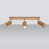Ruchoma lampa salonowa SL.1030 drewniane reflektorki