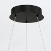 Okrągła lampa wisząca Cadoux QN-CADOUX-P-BK LED 54W 3000K czarny
