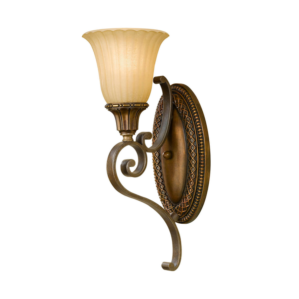 Lampa ścienna Kelham Hall FE-KELHAM-HALL1 Feiss metal szkło złoty brązowy