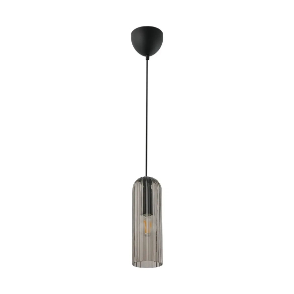 Szklana lampa wisząca Miella 2412523047 do jadalni przydymiony