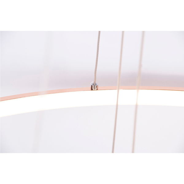 LAMPA wisząca K-8153 KAJA metalowa OPRAWA okrągły ZWIS pierścienie LED 113W 4000K rings złote