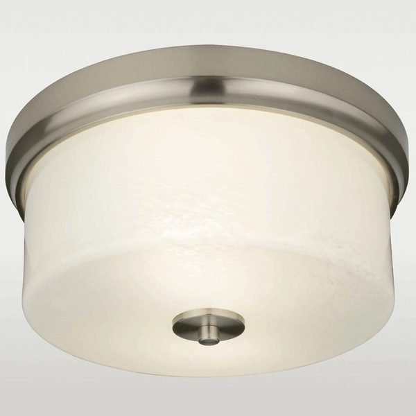 Plafon Dresden C02374BNI Cosmolight do sypialni okrągły nikiel