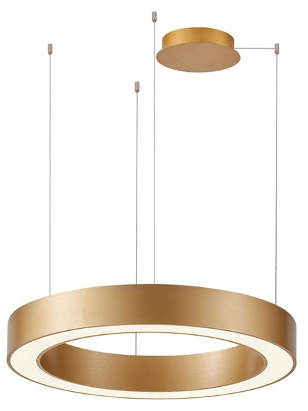 Ledowa wisząca lampa Marco AZ5045 50W 3000-6500K pierścień złota