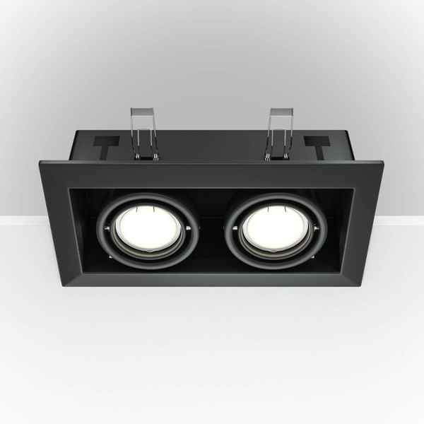 Oprawa wpuszczana modułowa Metal Modern DL008-2-02-B LED 50W czarna