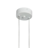 Pierścieniowa lampa wisząca Totti ABR-LWTIT-B LED 10W 3000K metalowa biała