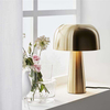 Stojąca LAMPA nocna BLANCA 107935 Markslojd metalowa LAMPKA stołowa grzybek brąz