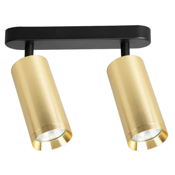 Lampa sufitowa MICA SPOT ML1146 do salonu metalowy złoty czarny