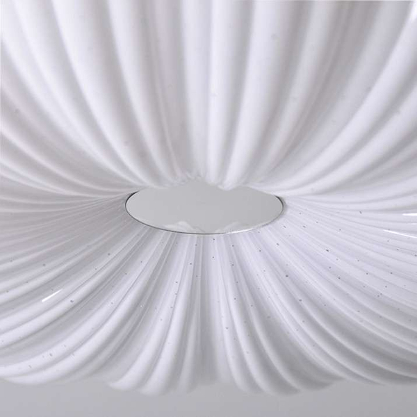 Plafon LAMPA sufitowa FLOWER 313546 Polux okrągła OPRAWA natynkowa LED 36W 3000K - 6500K biała