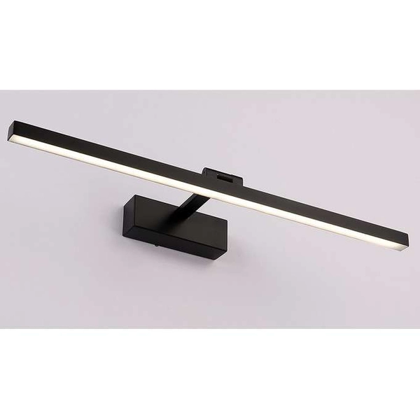 LAMPA ścienna SLP6585 MDECO prostokątna OPRAWA metalowa LED 24W 4000K - 4500K kinkiet czarny