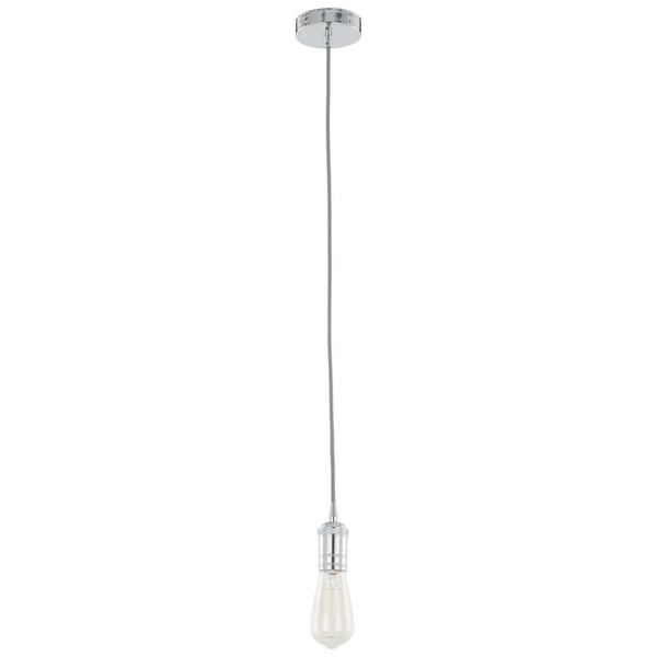 Loftowa LAMPA wisząca ATRIUM DS-M-036 CHROME Italux metalowa OPRAWKA zwis przewód chrom