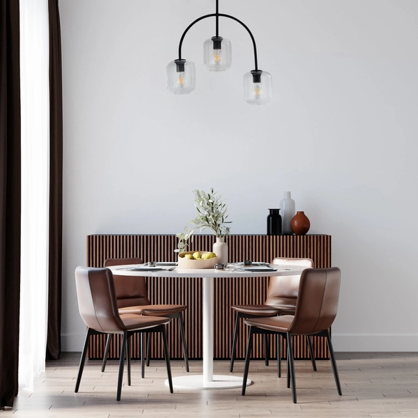 Loftowa lampa sufitowa SHINE 32245 Sigma łukowa nad stół czarna