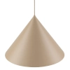 Wisząca na kablu lampa Cono 10622 do jadalni stożek beżowy