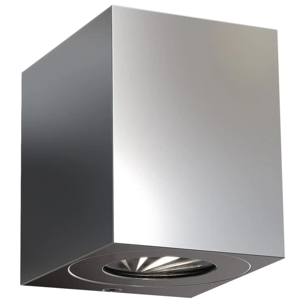 Metalowa lampa elewacyjna Canto 49711034 LED 10,6W 3000K IP44 srebrny