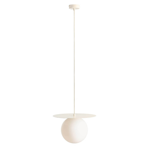 Zwisająca lampa nad stół LOOP 1125G9_L Aldex kulista kremowa