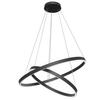 Lampa wisząca okrągła Rim MOD058PL-L74B4K LED 88W 4000K ringi czarne
