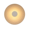 Naścienna lampa filcowa MISAKI W0457 kremowa beżowa LED 6W 3000K kopuła do jadalni