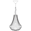 Wisząca lampa pałacowa Granso 104889 kryształki salonowe chrom