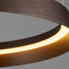 Pierścieniowa lampa zwis BATALLAS LE44788 LED 38W 2700-4000K ściemnialna brązowy