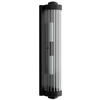 LAMPA ścienna Fumi Parette Nero IP44 Orlicki Design szklana OPRAWA tuba kinkiet do łazienki IP44 czarny