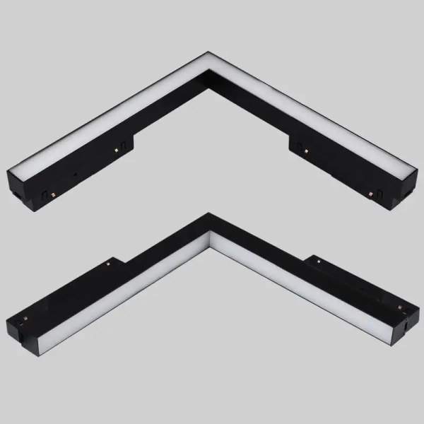 Szynowa oprawa Magneto Abigali LWQ-M09 LED 24W l-kształtna czarna