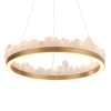Pierścieniowa lampa wisząca Montana ST-6490P/1 LED 26W 3000K ring złoty