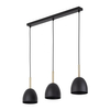 Wisząca lampa nad wyspę Nord 4871 TK Lighting potrójna metal czarny złoty