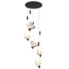 Ledowa lampa wisząca Bee MP0090-5 black Step 20W 3000K pszczoły czarna
