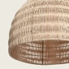Lampa wisząca Boho ABR-LW8-BH-E27 Abruzzo ratan nad stół beżowa