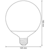 Żarówka SANICO 305626 Polux E27 G125 LED 16W 3000K 1521 lm 230V kulka biała ciepła