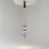 Kulista lampa wisząca Double Moon MOD478PL-L8B3K czarna LED 8W 3000K nad stół