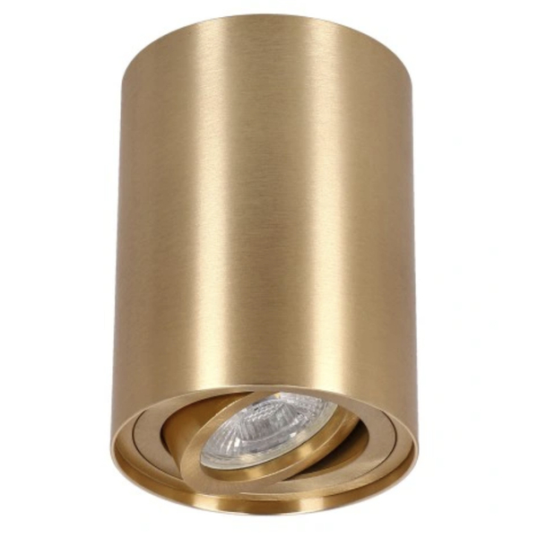 Regulowana lampa sufitowa CGSPOTIK115GD złota do sypialni
