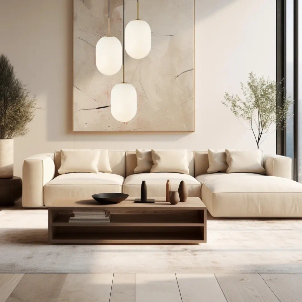 Modernistyczna wisząca lampa ALIAS GOLD ML0315 kule szklana złota