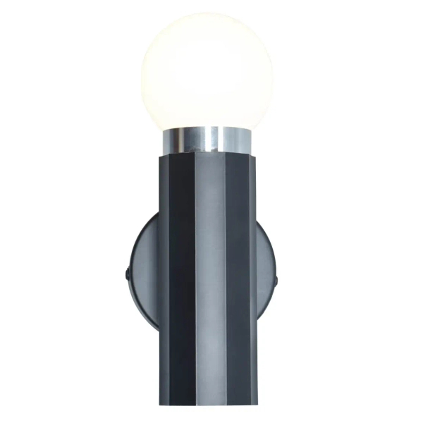 Lampa ścienna metalowa Macera WL-33849-1-BK do gabinetu czarna