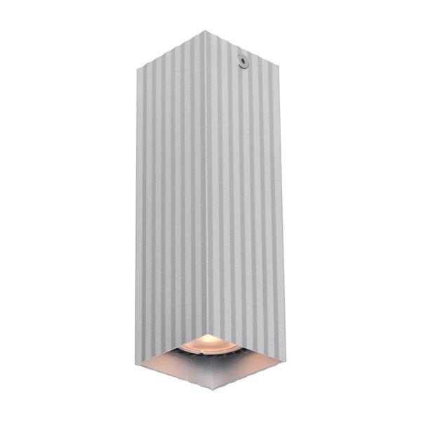 Podłużna lampa nasufitowa Tecno CLN-37492-M-ALU Italux metalowa srebrna