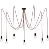 LAMPA wisząca SPIDER 6785 Nowodvorski industrialna OPRAWKA zwis kable przewody pająk czarny