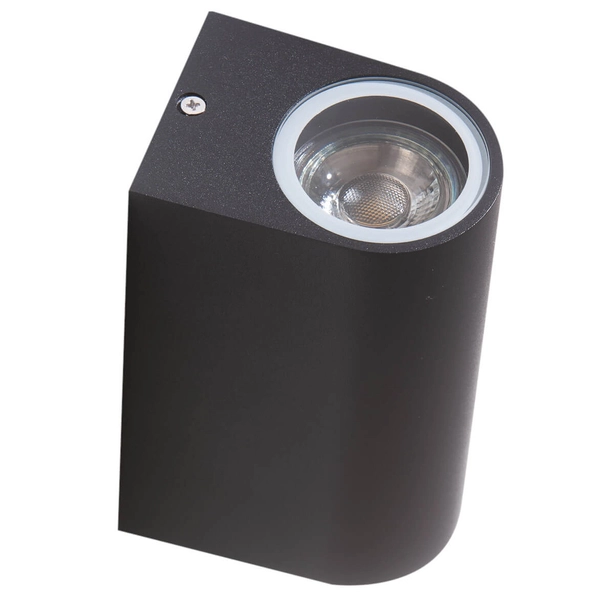 Nowoczesny kinkiet zewnętrzny Rimini AZ4266 IP54 czarna lampa ścienna