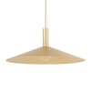 Zwisająca lampa nad stół Capri 41007 Sigma do kuchni stożek złota