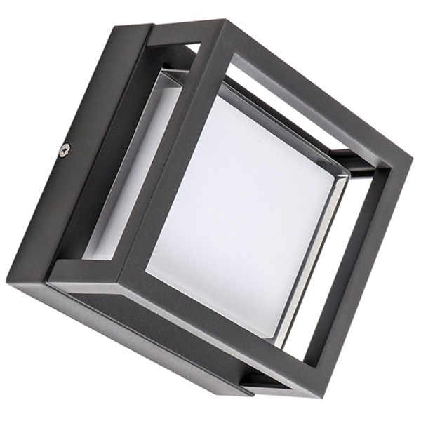 Zewnętrzny kinkiet Kansas 319869 LED 12W 4000K ramka czarny